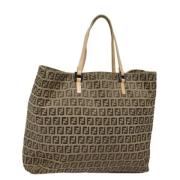 Pre-owned Canvas fendi-bags Fendi Vintage , Brown , Dames