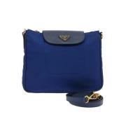 Pre-owned Nylon prada-bags Prada Vintage , Blue , Dames