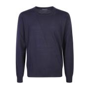 Blauwe Sweaters voor Mannen Corneliani , Blue , Heren