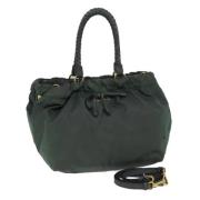 Pre-owned Nylon prada-bags Prada Vintage , Green , Dames