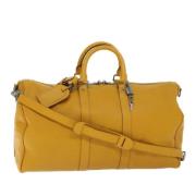 Pre-owned Leather louis-vuitton-bags Louis Vuitton Vintage , Yellow , ...