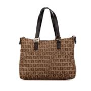 Pre-owned Canvas totes Fendi Vintage , Brown , Dames