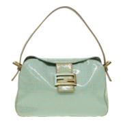 Pre-owned Canvas fendi-bags Fendi Vintage , Green , Dames