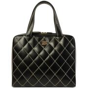 Pre-owned Fabric chanel-bags Chanel Vintage , Black , Dames