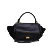 Pre-owned Leather celine-bags Celine Vintage , Black , Dames