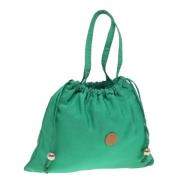 Pre-owned Nylon totes Fendi Vintage , Green , Dames