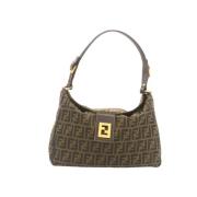 Pre-owned Canvas fendi-bags Fendi Vintage , Brown , Dames