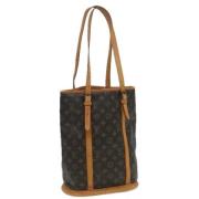 Pre-owned Canvas louis-vuitton-bags Louis Vuitton Vintage , Brown , Da...