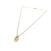 Pre-owned Rose Gold necklaces Hermès Vintage , Yellow , Dames