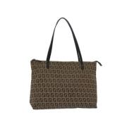 Pre-owned Cotton fendi-bags Fendi Vintage , Brown , Dames