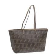 Pre-owned Canvas totes Fendi Vintage , Brown , Dames