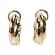 Pre-owned Rose Gold earrings Cartier Vintage , Yellow , Dames