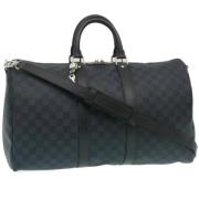 Pre-owned Canvas louis-vuitton-bags Louis Vuitton Vintage , Black , Da...