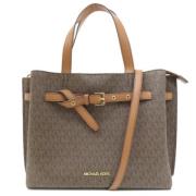 Pre-owned Canvas shoulder-bags Michael Kors Pre-owned , Brown , Dames