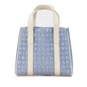 Pre-owned Denim totes Bvlgari Vintage , Blue , Dames