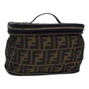 Pre-owned Canvas fendi-bags Fendi Vintage , Brown , Dames