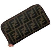 Pre-owned Plastic wallets Fendi Vintage , Green , Dames