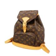 Pre-owned Canvas backpacks Louis Vuitton Vintage , Brown , Dames