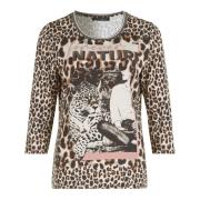 Dierenprint Basic Shirt met Hotfix Applicaties Betty Barclay , Multico...