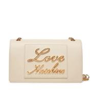 Stijlvolle PU-tas Love Moschino , White , Dames