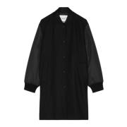 Varsity coat relaxed Marc O'Polo , Black , Dames