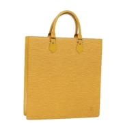 Pre-owned Leather louis-vuitton-bags Louis Vuitton Vintage , Yellow , ...