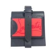 Pre-owned Leather wallets Christian Louboutin Pre-owned , Black , Dame...