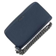 Pre-owned Leather wallets Prada Vintage , Blue , Heren