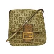 Pre-owned Canvas fendi-bags Fendi Vintage , Yellow , Dames