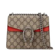 Pre-owned Leather gucci-bags Gucci Vintage , Beige , Dames