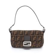 Pre-owned Leather fendi-bags Fendi Vintage , Brown , Dames