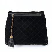 Pre-owned Canvas handbags Chanel Vintage , Black , Dames