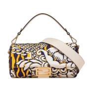 Pre-owned Fabric shoulder-bags Fendi Vintage , Multicolor , Dames