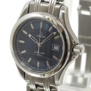 Pre-owned Stainless Steel watches Omega Vintage , Blue , Dames