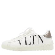 Pre-owned Leather sneakers Valentino Vintage , White , Heren