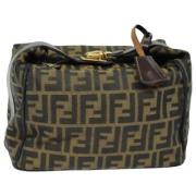 Pre-owned Canvas fendi-bags Fendi Vintage , Brown , Dames