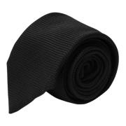 Elegante Zijden Stropdas Destin , Black , Heren