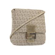 Pre-owned Canvas fendi-bags Fendi Vintage , Gray , Dames