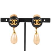 Pre-owned Metal chanel-jewelry Chanel Vintage , Black , Dames