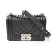 Pre-owned Fabric chanel-bags Chanel Vintage , Black , Dames