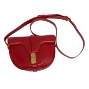 Pre-owned Leather celine-bags Celine Vintage , Red , Dames