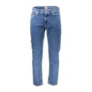 Vader Regular Tapered Katoenen Jeans Tommy Hilfiger , Blue , Heren