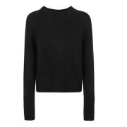 Zwarte Sweatshirt Collectie Aw24 Allude , Black , Dames