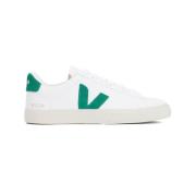 Witte Sneakers Smaragd Accent Stijlvol Veja , White , Heren