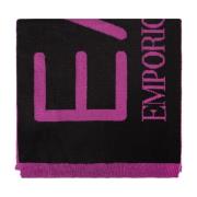 Sjaal met logo Emporio Armani EA7 , Purple , Unisex