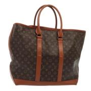 Pre-owned Canvas totes Louis Vuitton Vintage , Brown , Dames