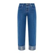 Straight leg jeans Emporio Armani , Blue , Dames