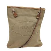 Pre-owned Canvas prada-bags Prada Vintage , Beige , Dames