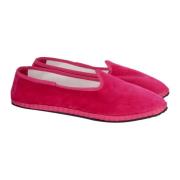 Effen fuchsia fluwelen schoenen voor unisex Gallo , Pink , Dames