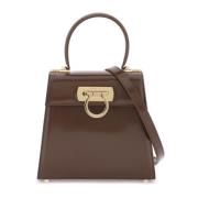 Iconische Top Handtas Salvatore Ferragamo , Brown , Dames